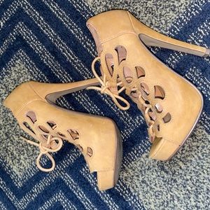 Lace up heels